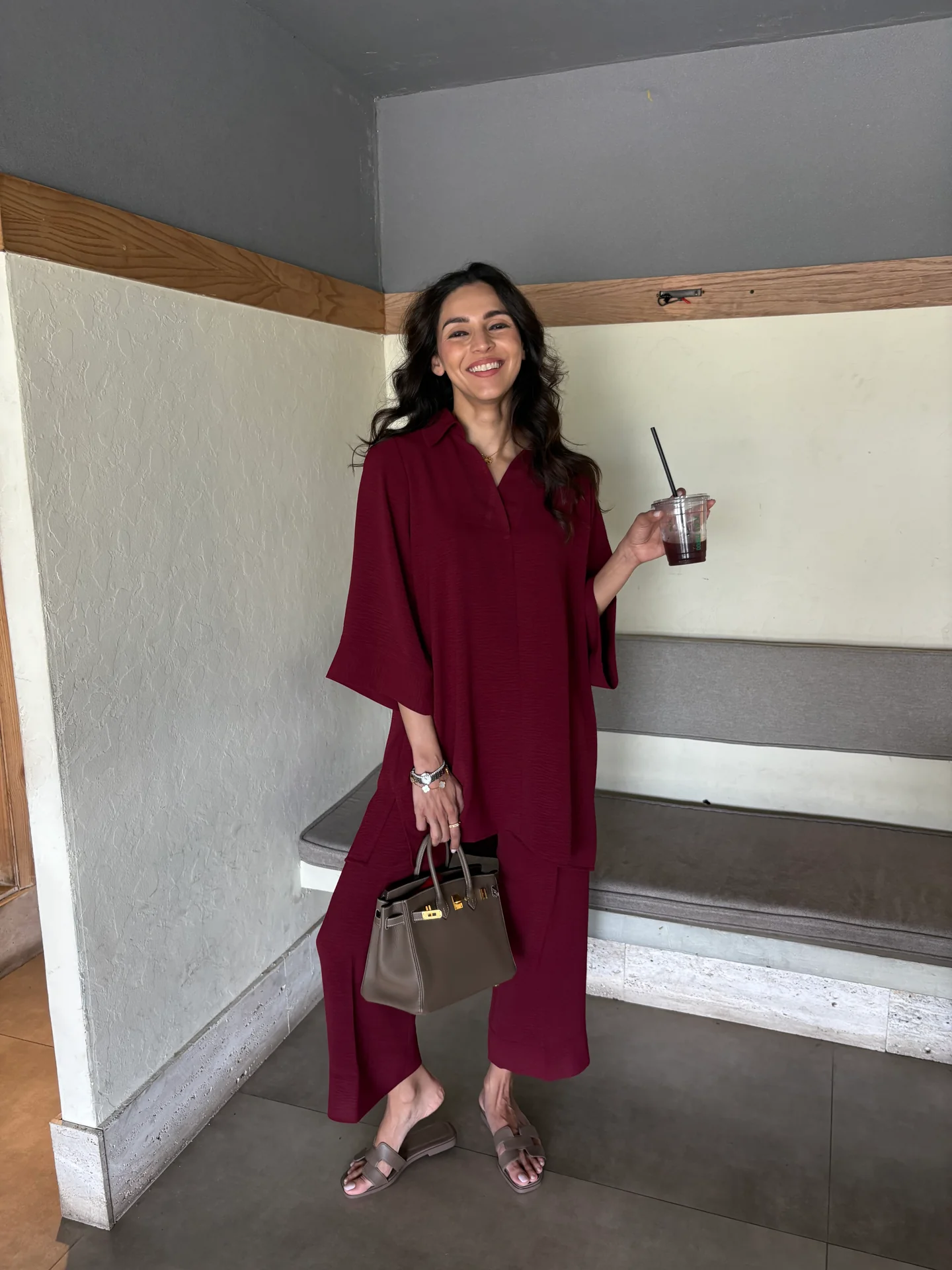 Sak Atelier |Wine Red Toby Set