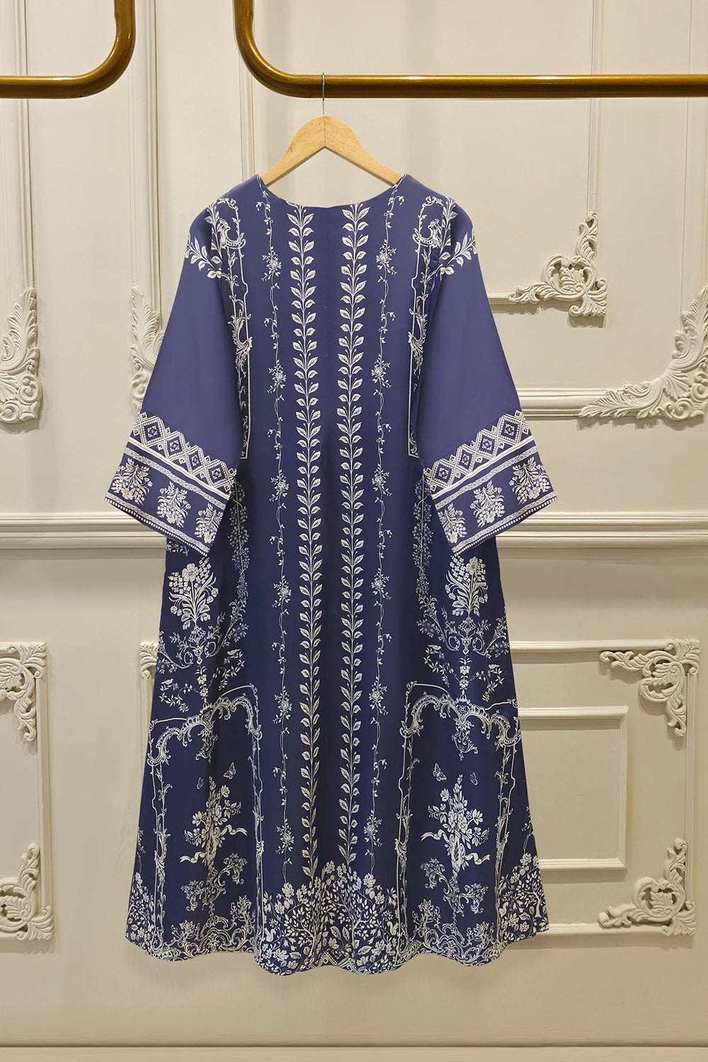 AGHANOOR |2 Piece- Embroidered Charmeuse Silk Set S111981