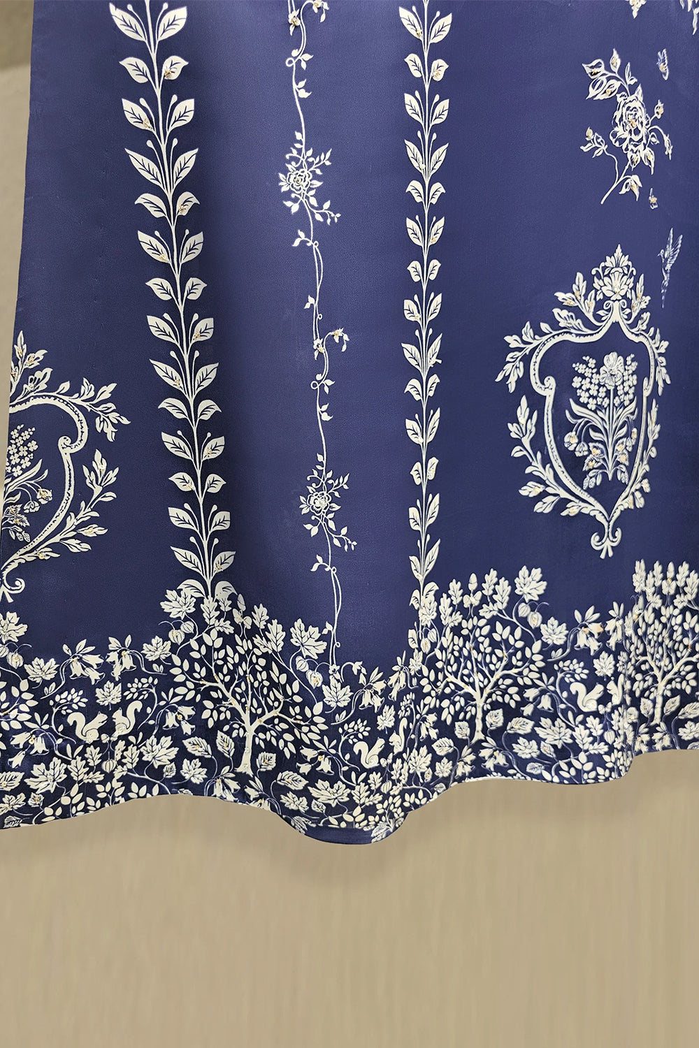 AGHANOOR |2 Piece- Embroidered Charmeuse Silk Set S111981