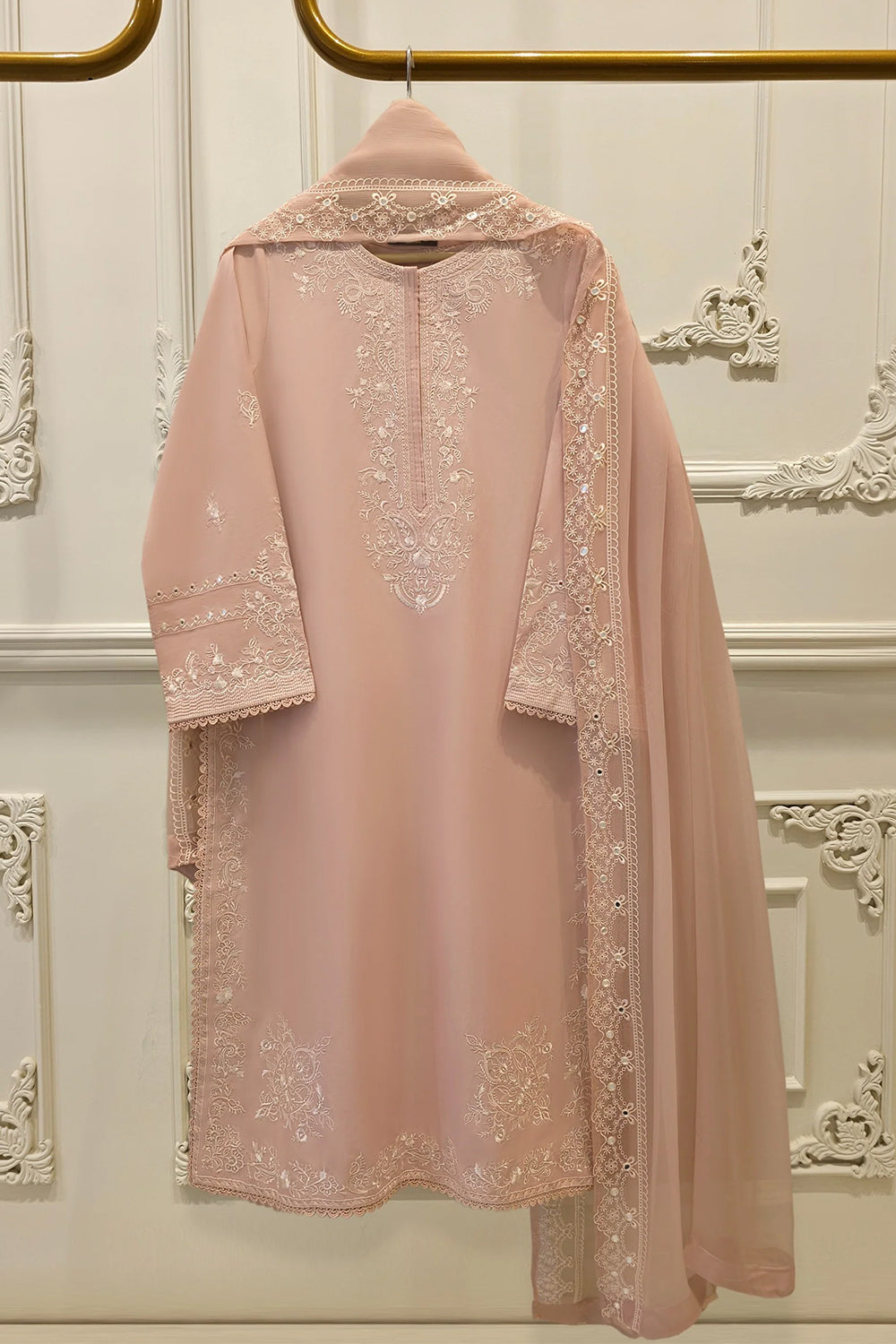 AGHANOOR |2 Piece - Embroidered Lawn Suit S112016