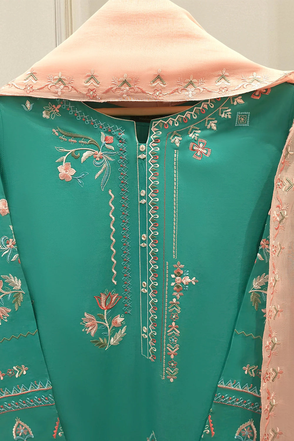 AGHANOOR |3 Piece - Embroidered Lawn Suit S111982