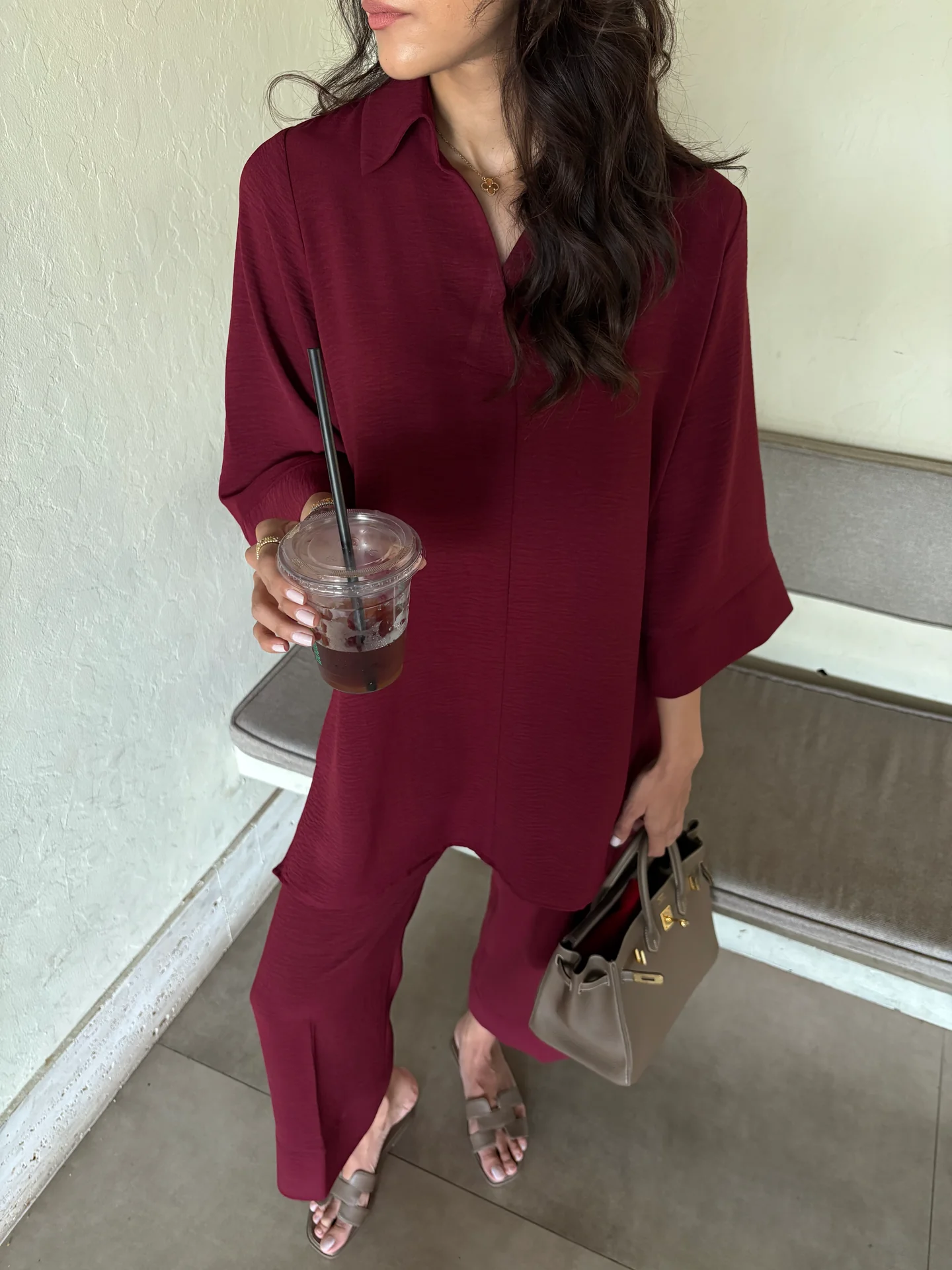 Sak Atelier |Wine Red Toby Set