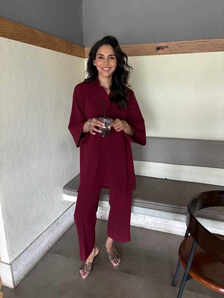 Sak Atelier |Wine Red Toby Set