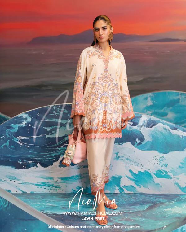 NIA MIA |TOFFEE LAWN PRET'25