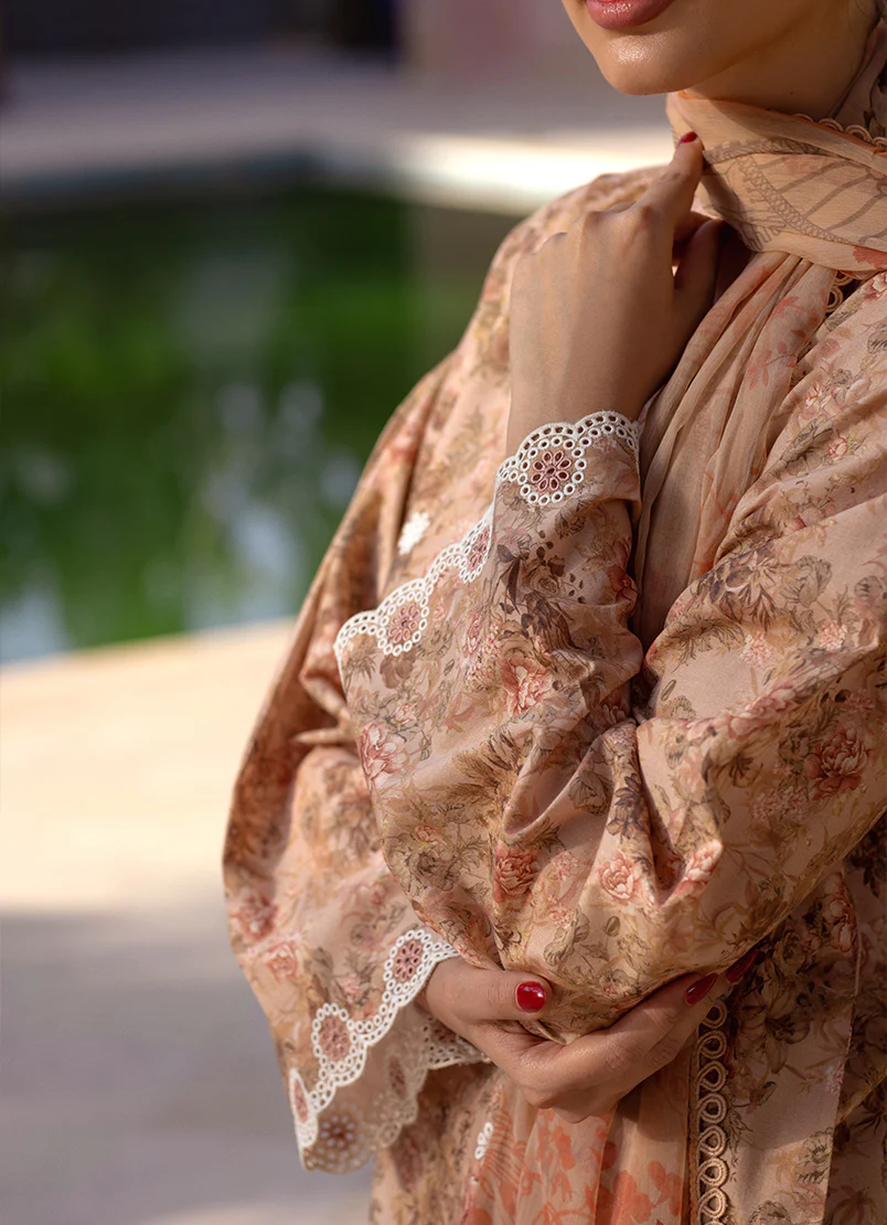 IMAGE |12457/201/552 (3 PCS Embroidered Printed Suit Summer Essence’25)