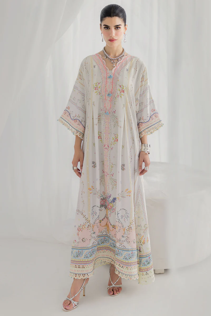 Qalamkar| Luxe Silk '25 - LK-08 BIANCA