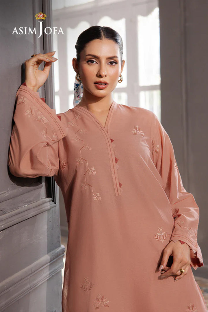 ASIM JOFA |AJPB-189 EMBROIDERED CAMBRIC STITCHED 2PCS