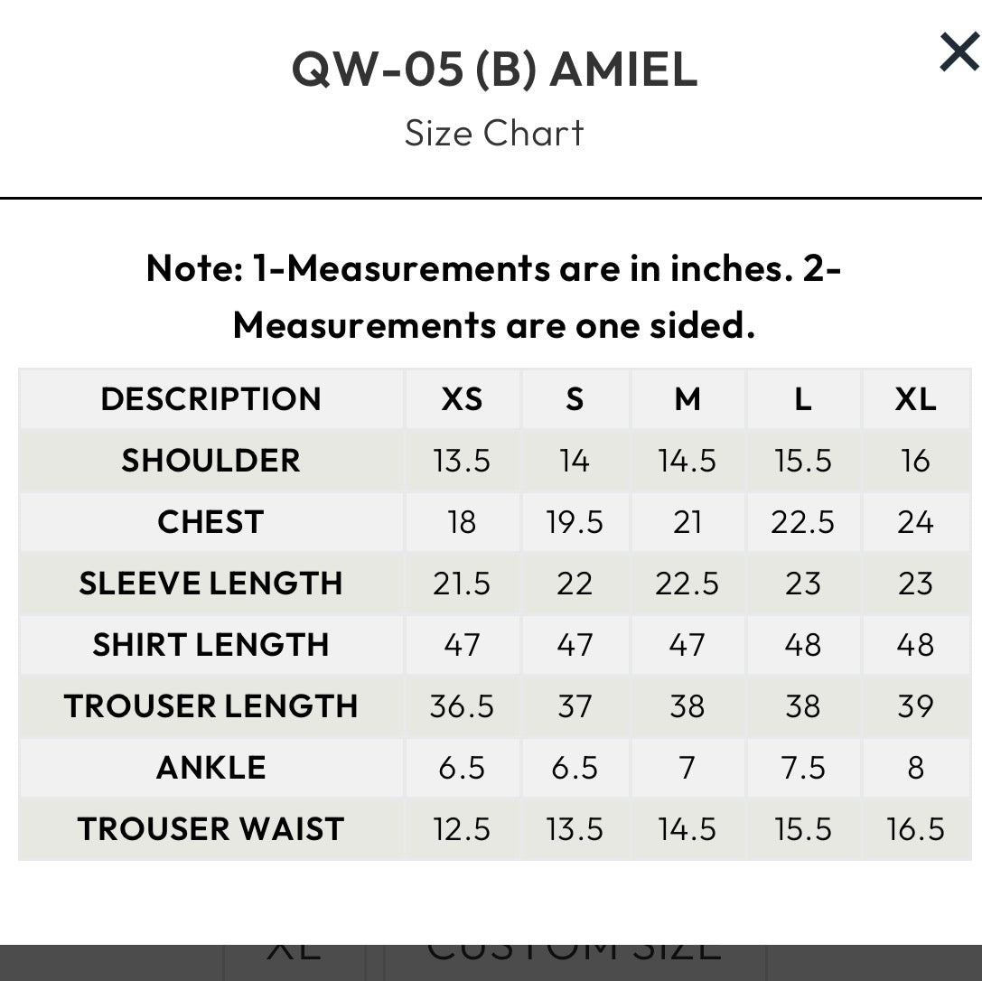 QAMALKAR | QPRINTS WINTER '25 - AMIEL