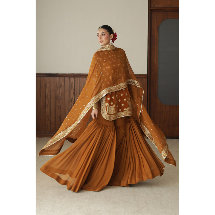 DYOT|BASHAASH'25-BURNT SIENNA OUTFIT