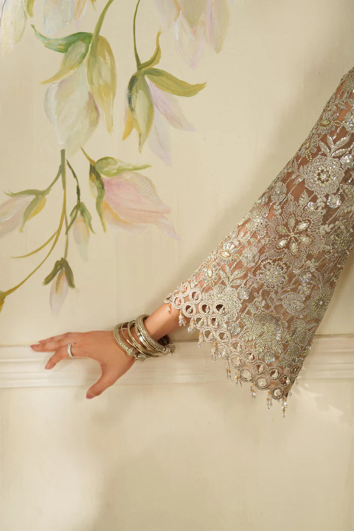 Baroque| Unstitched Chantelle '25 - EMBROIDERED CHIFFON CH14-07