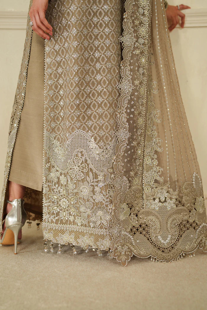 Baroque| Unstitched Chantelle '25 - EMBROIDERED CHIFFON CH14-07