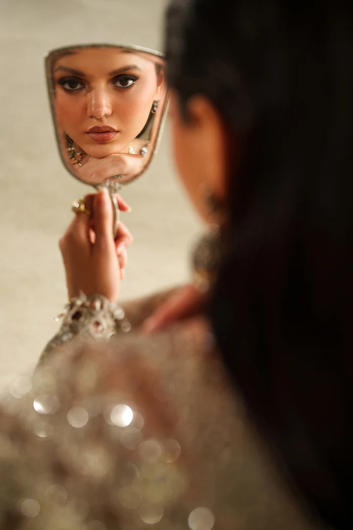 Baroque| Unstitched Chantelle '25 - EMBROIDERED CHIFFON CH14-07