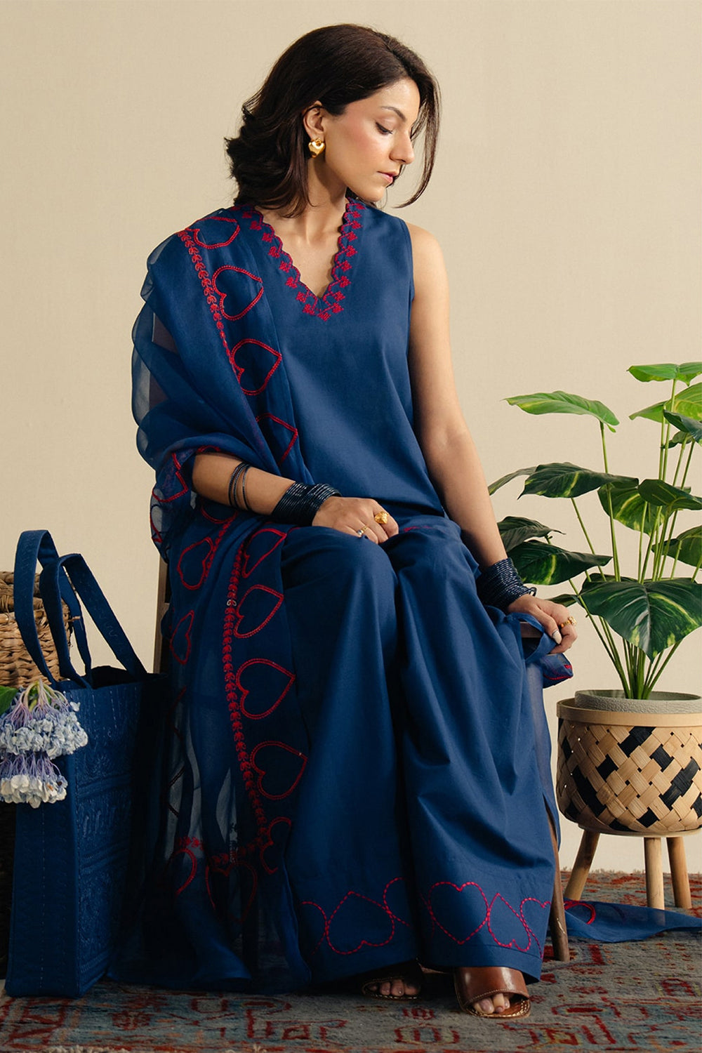 DYOT|Cobalt Blue Outfit Mansoon’25