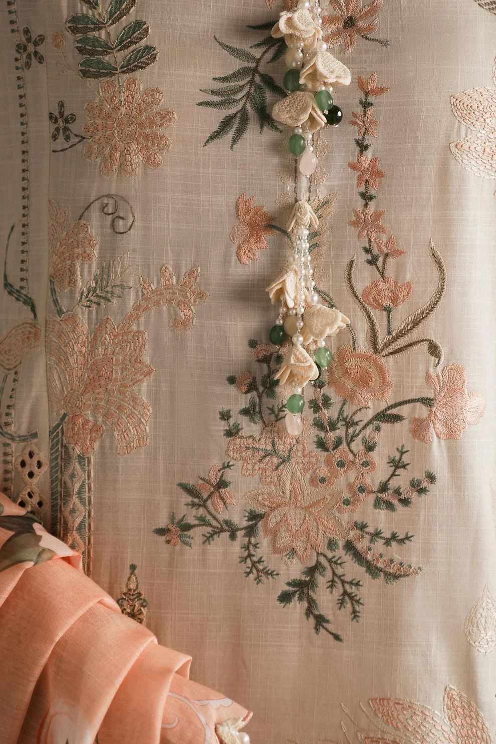 Sana Safinaz| Luxury Lawn '25 - L251-003A-3DI