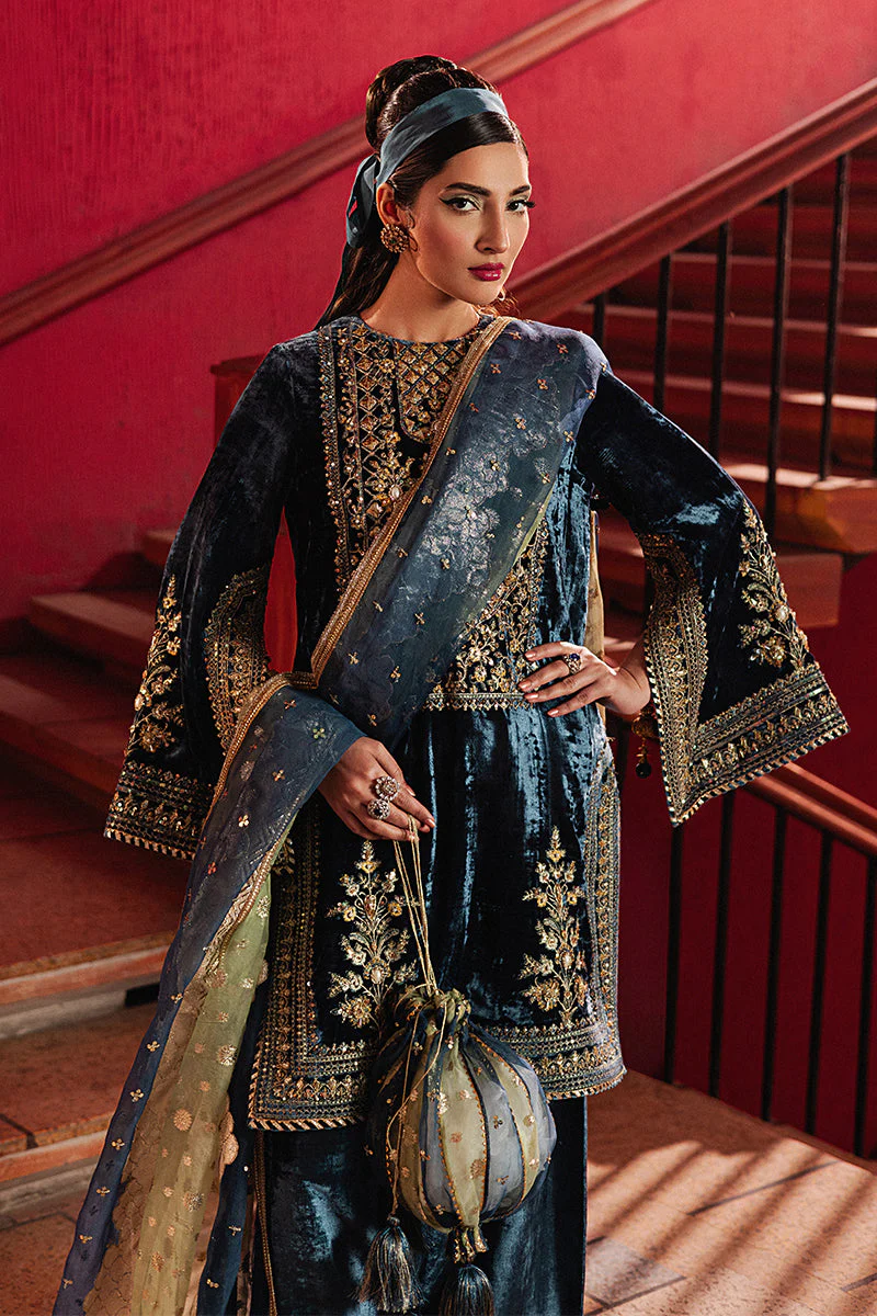 Mohsin Naveed Ranjha Roxy Cinema Velvet Edit FW 24/25 - Neelo