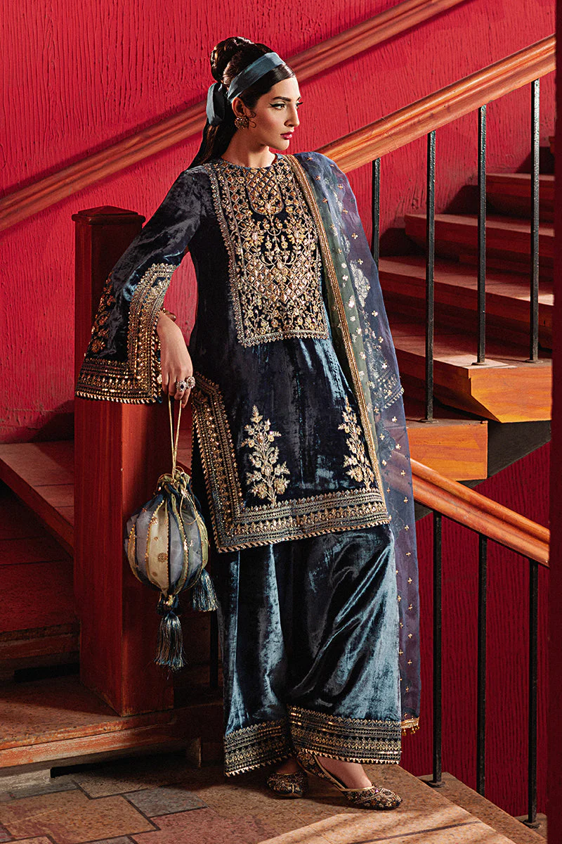 Mohsin Naveed Ranjha Roxy Cinema Velvet Edit FW 24/25 - Neelo