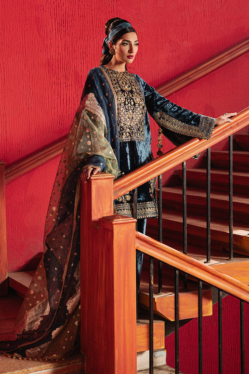 Mohsin Naveed Ranjha Roxy Cinema Velvet Edit FW 24/25 - Neelo