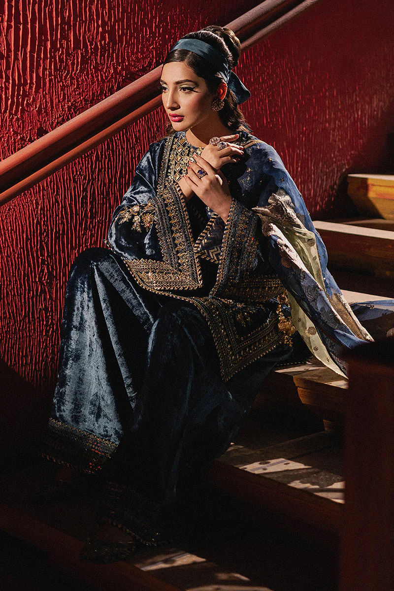 Mohsin Naveed Ranjha Roxy Cinema Velvet Edit FW 24/25 - Neelo