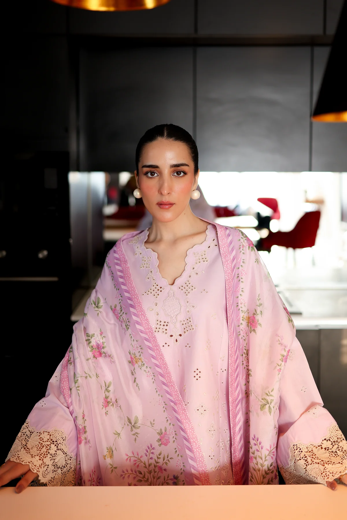 Zaib |LILAC LUXURY EMBROIDERED 3PCS SET (NPA3-25431)-READY TO WEAR