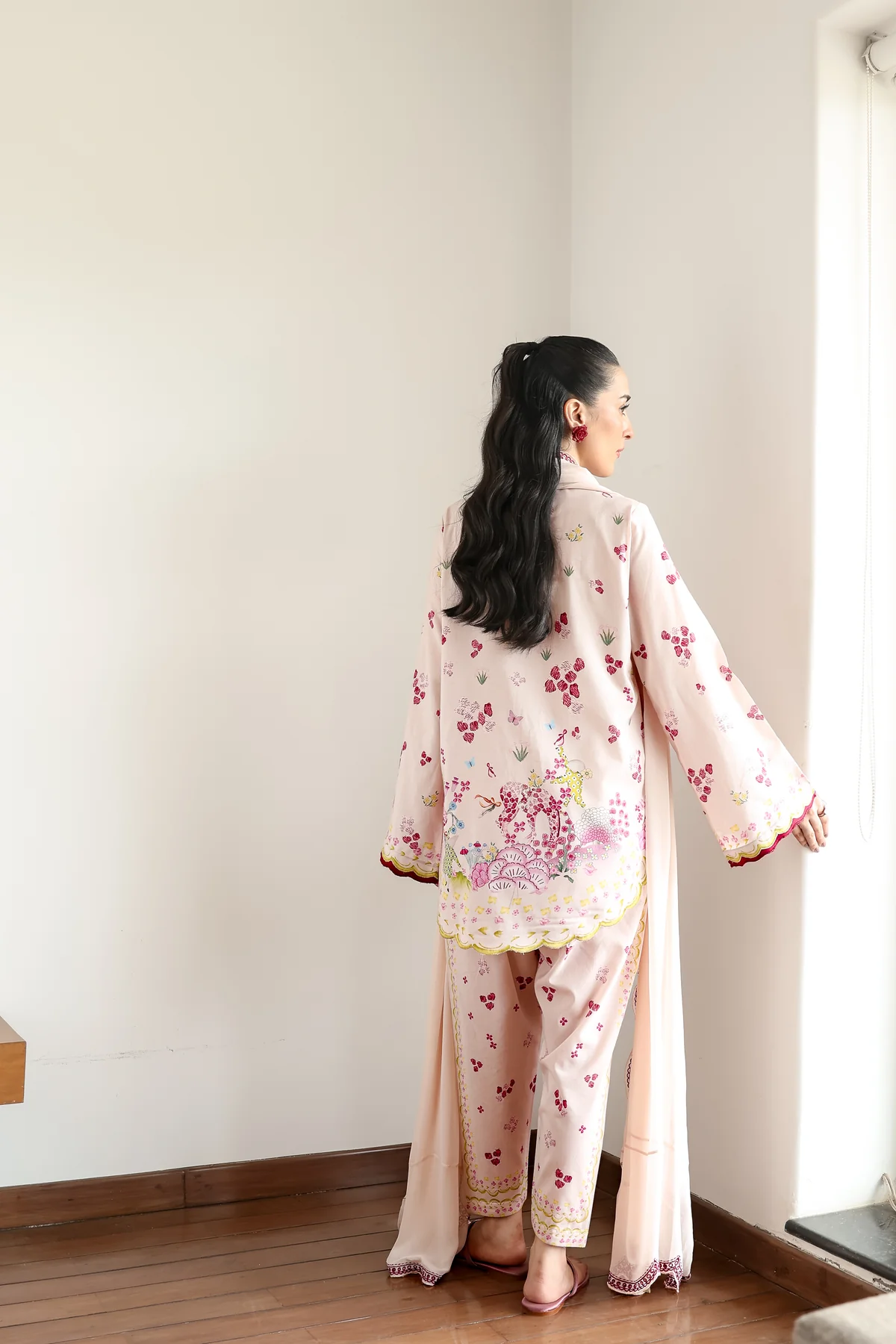 Zaib |BLUSH PINK LUXURY PRINTED 3PCS SET (NPA3-25433)