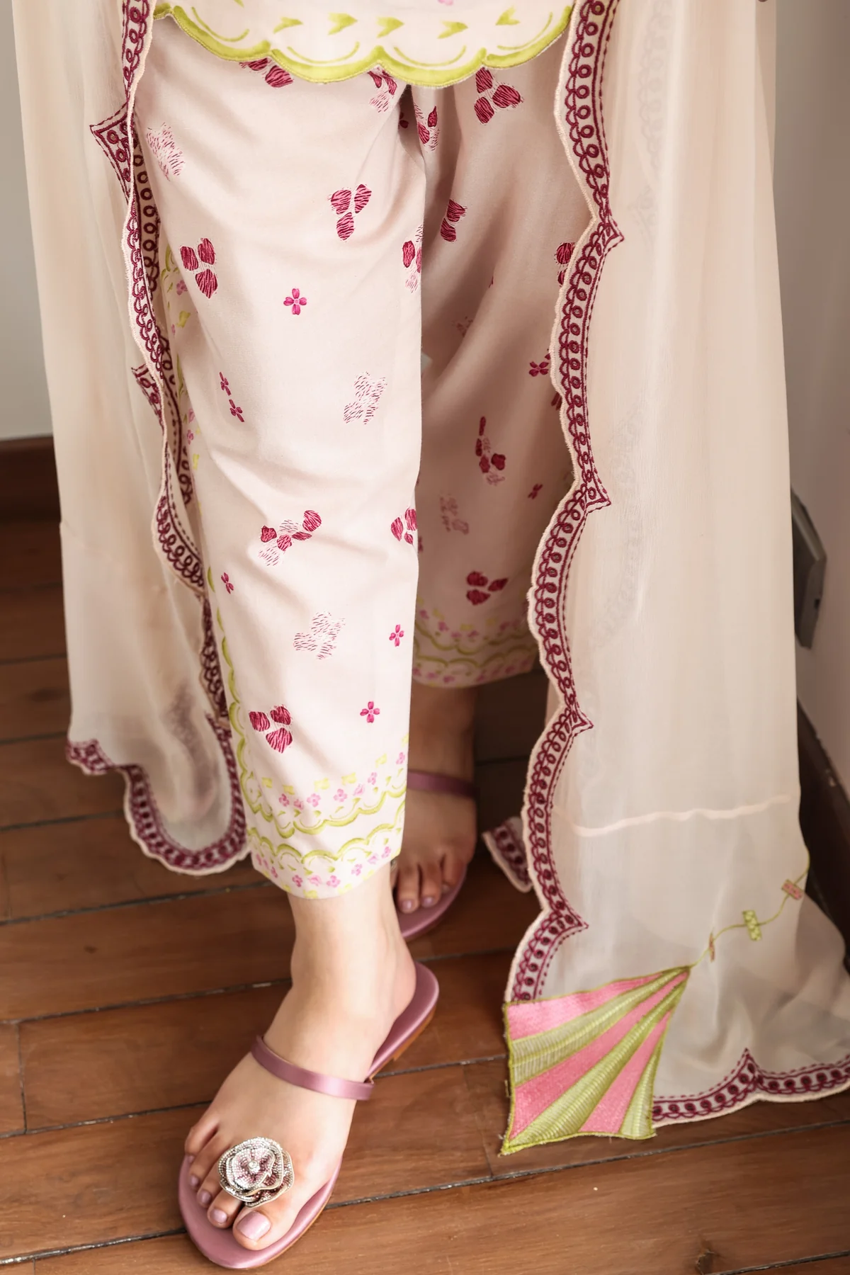 Zaib |BLUSH PINK LUXURY PRINTED 3PCS SET (NPA3-25433)