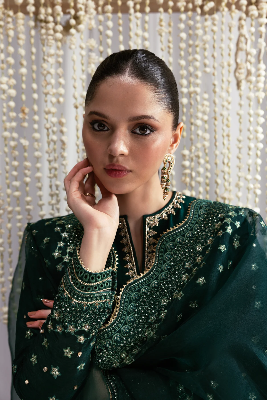 Zaib| The Wedding Shop '25 - EMERALD GREEN LUXURY WEDDING EDIT 2025 (NPA3-25436)