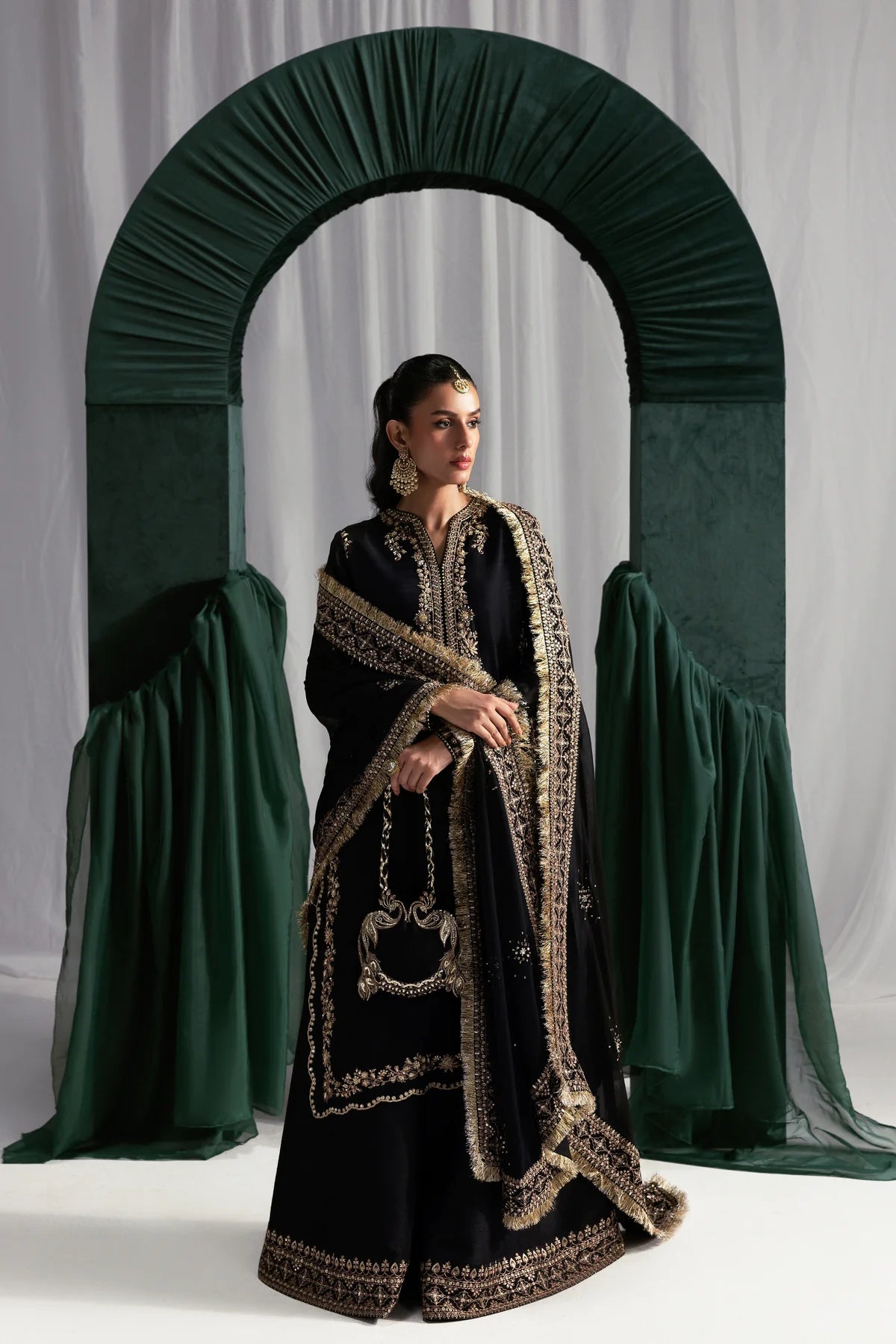 Zaib|The Wedding Shop '25 - BLACK LUXURY WEDDING EDIT 2025 (NPA3-25439)