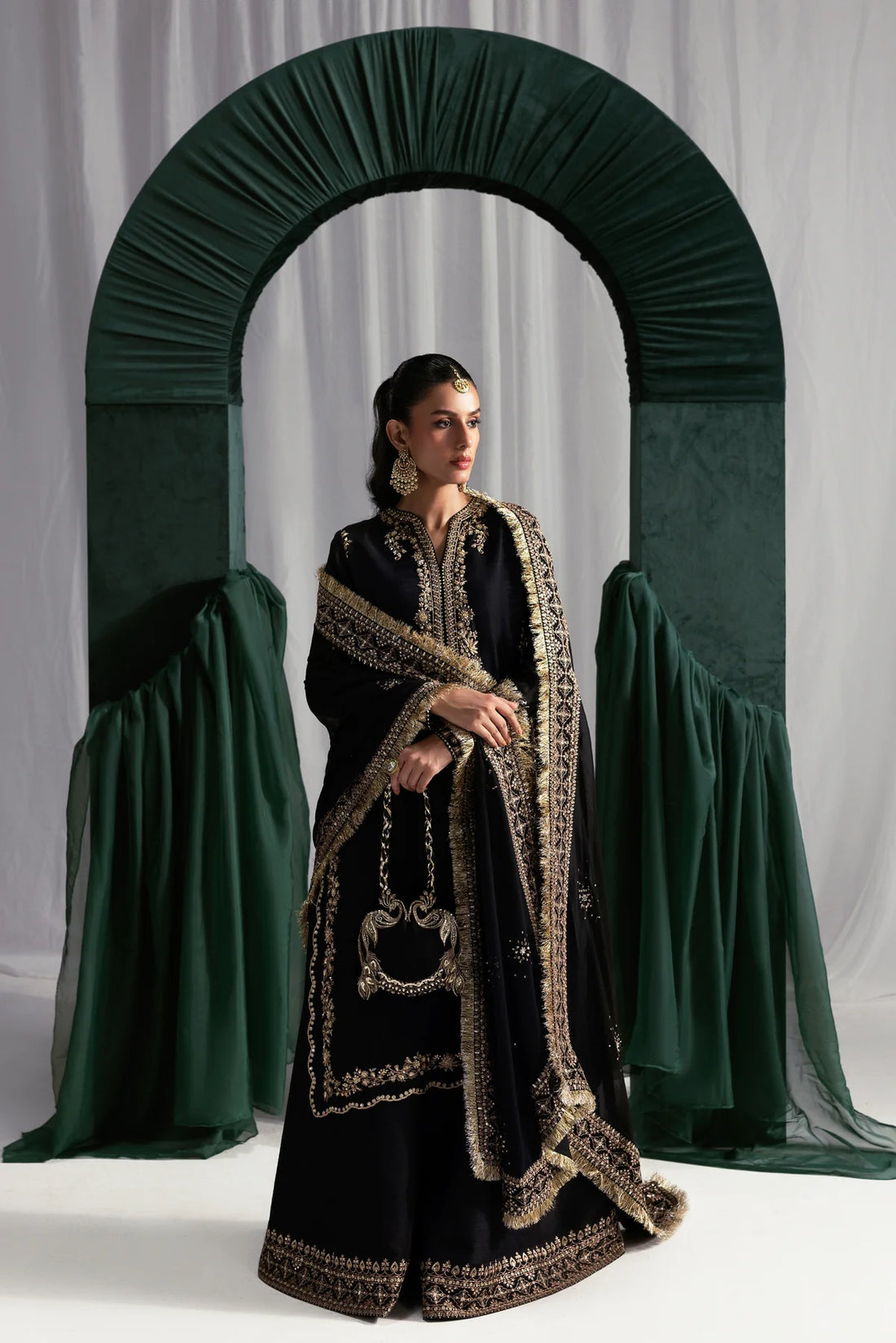 Zaib|The Wedding Shop '25 - BLACK LUXURY WEDDING EDIT 2025 (NPA3-25439)