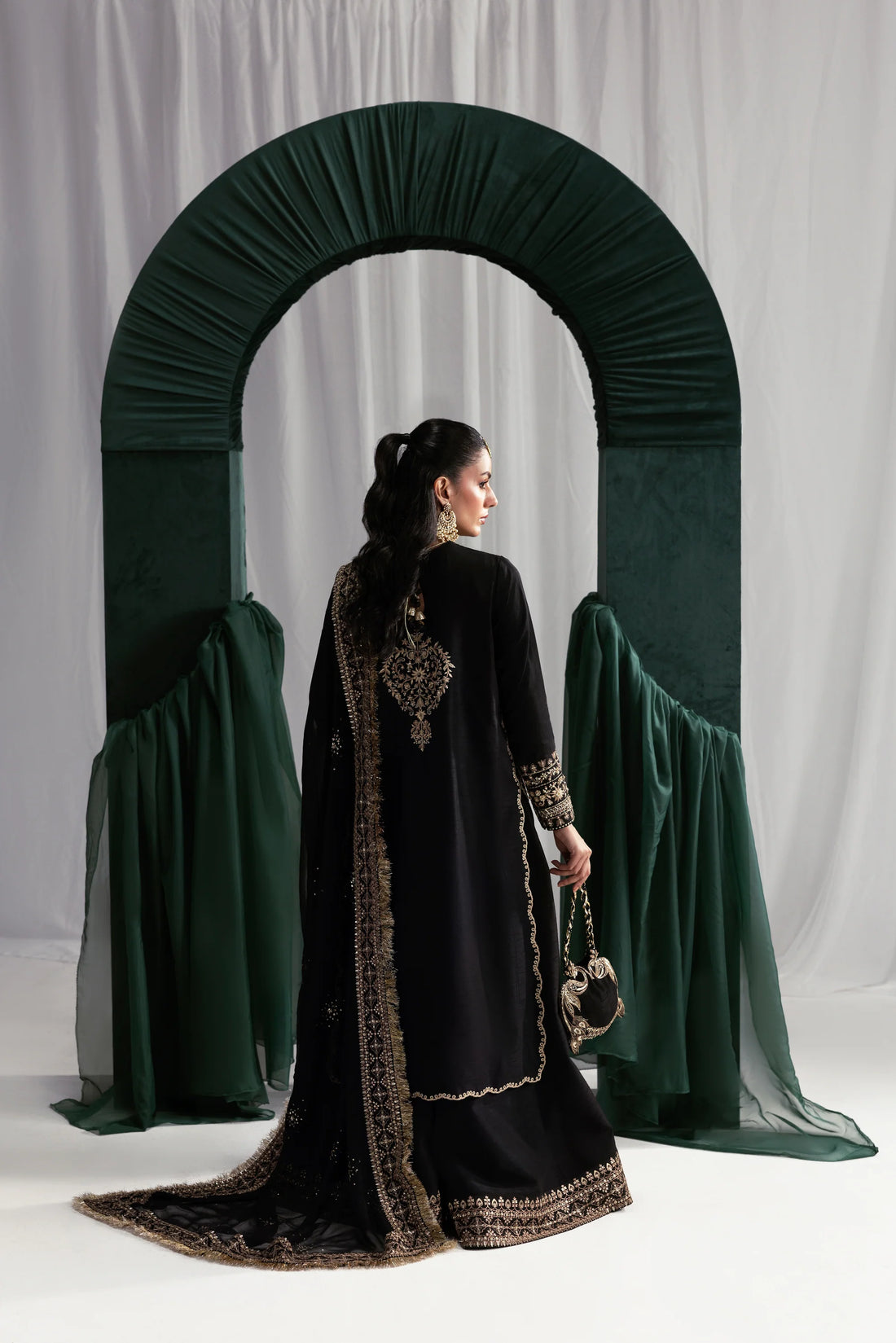 Zaib|The Wedding Shop '25 - BLACK LUXURY WEDDING EDIT 2025 (NPA3-25439)
