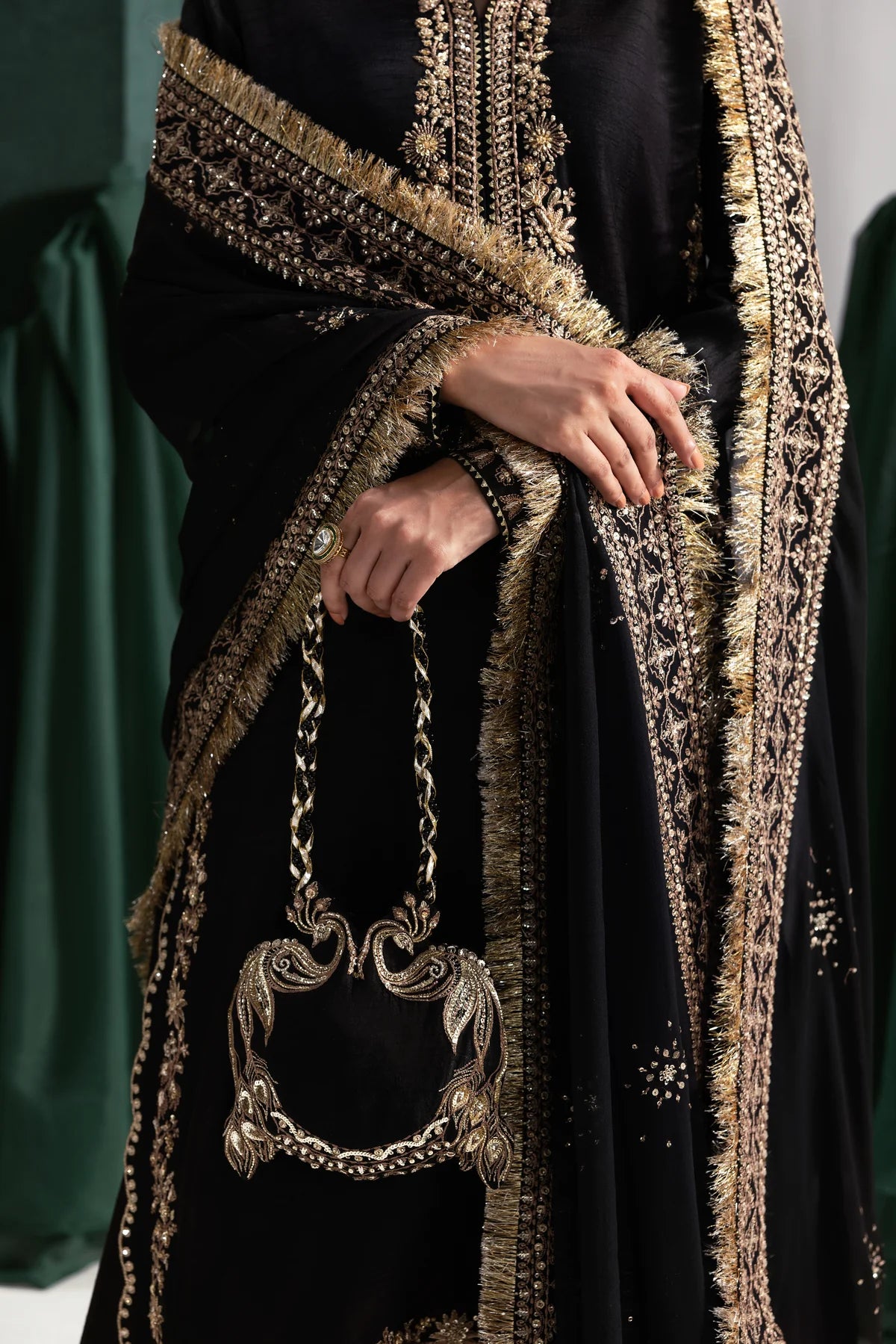 Zaib|The Wedding Shop '25 - BLACK LUXURY WEDDING EDIT 2025 (NPA3-25439)