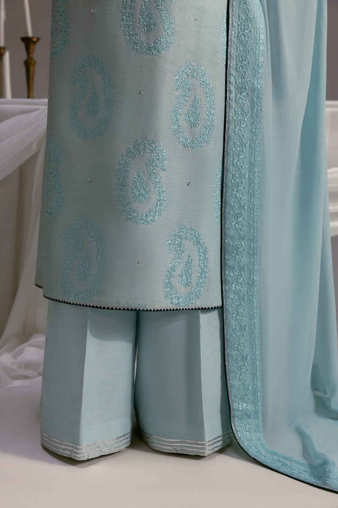 ZAIB |LUXURY WEDDING EDIT 2025 -CE BLUE  (NPA3-25451)