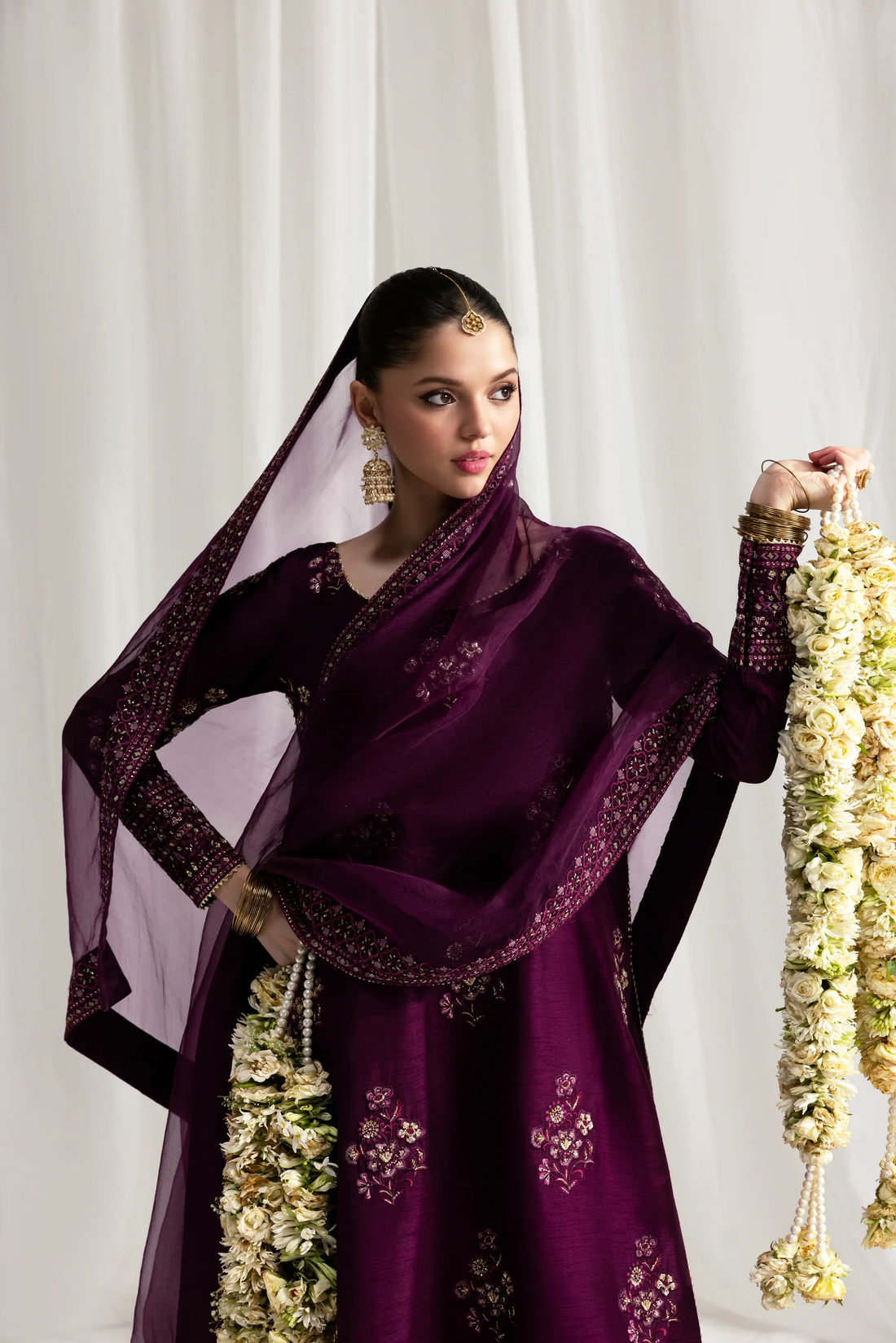 Zaib| The Wedding Shop '25 - DEEP PLUM LUXURY WEDDING EDIT 2025 (NPA3-25437)