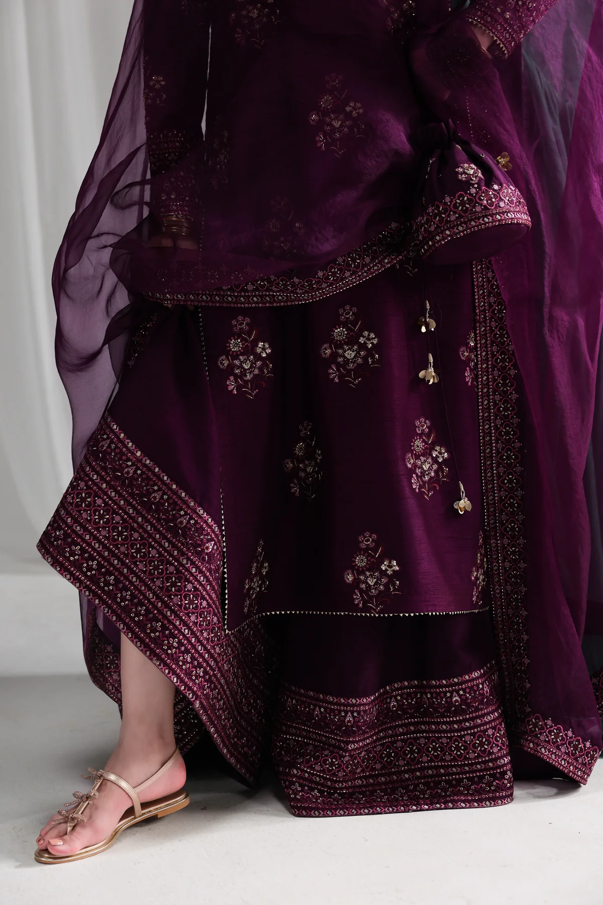Zaib| The Wedding Shop '25 - DEEP PLUM LUXURY WEDDING EDIT 2025 (NPA3-25437)