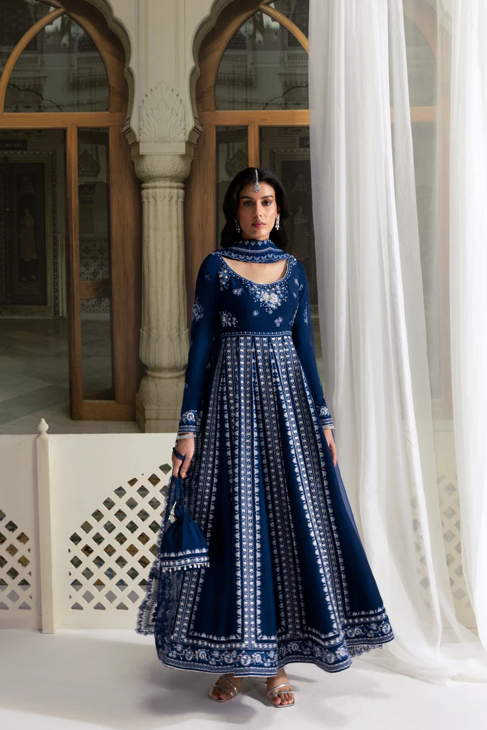 Zaib The Wedding Shop '25 - MIDNIGHT PISHWAS LUXURY WEDDING EDIT 2025 (NPA3-25440)