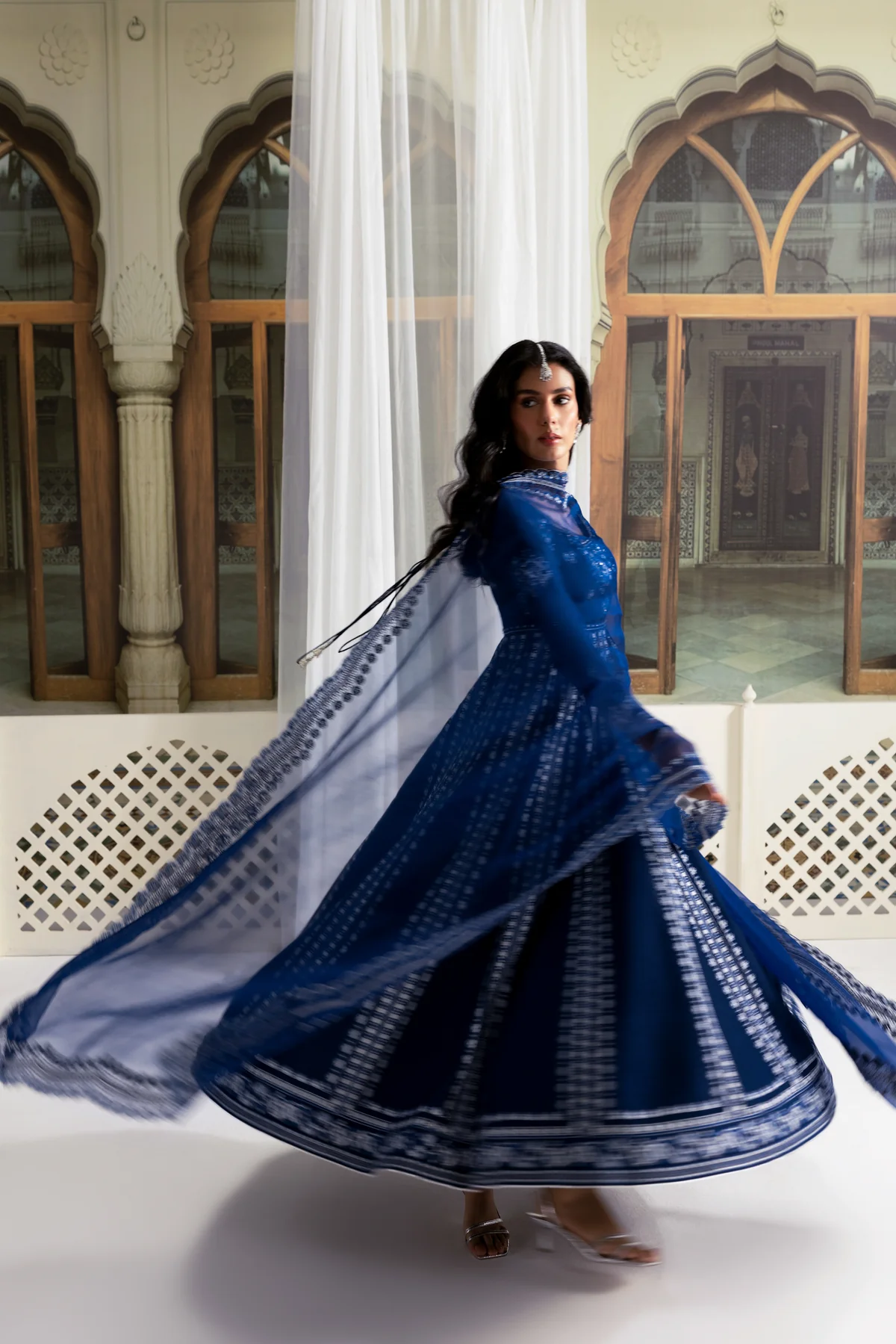 Zaib The Wedding Shop '25 - MIDNIGHT PISHWAS LUXURY WEDDING EDIT 2025 (NPA3-25440)