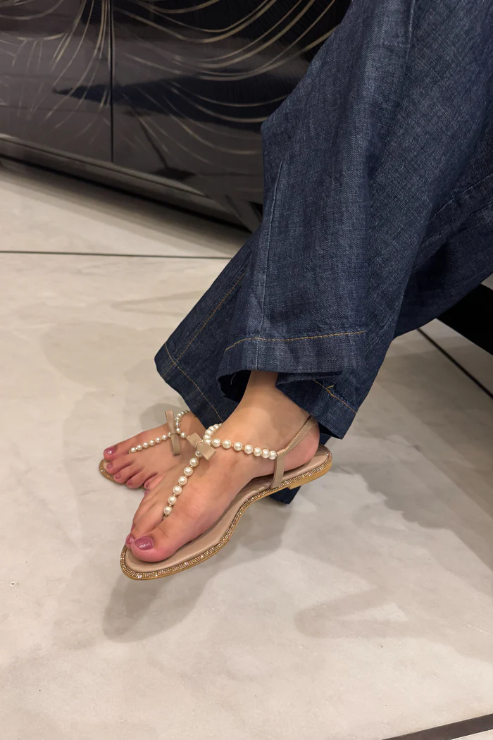 Zaib |The Wedding Shop '25 - ÉLANO FLAT SANDALS (ZBN-25003)