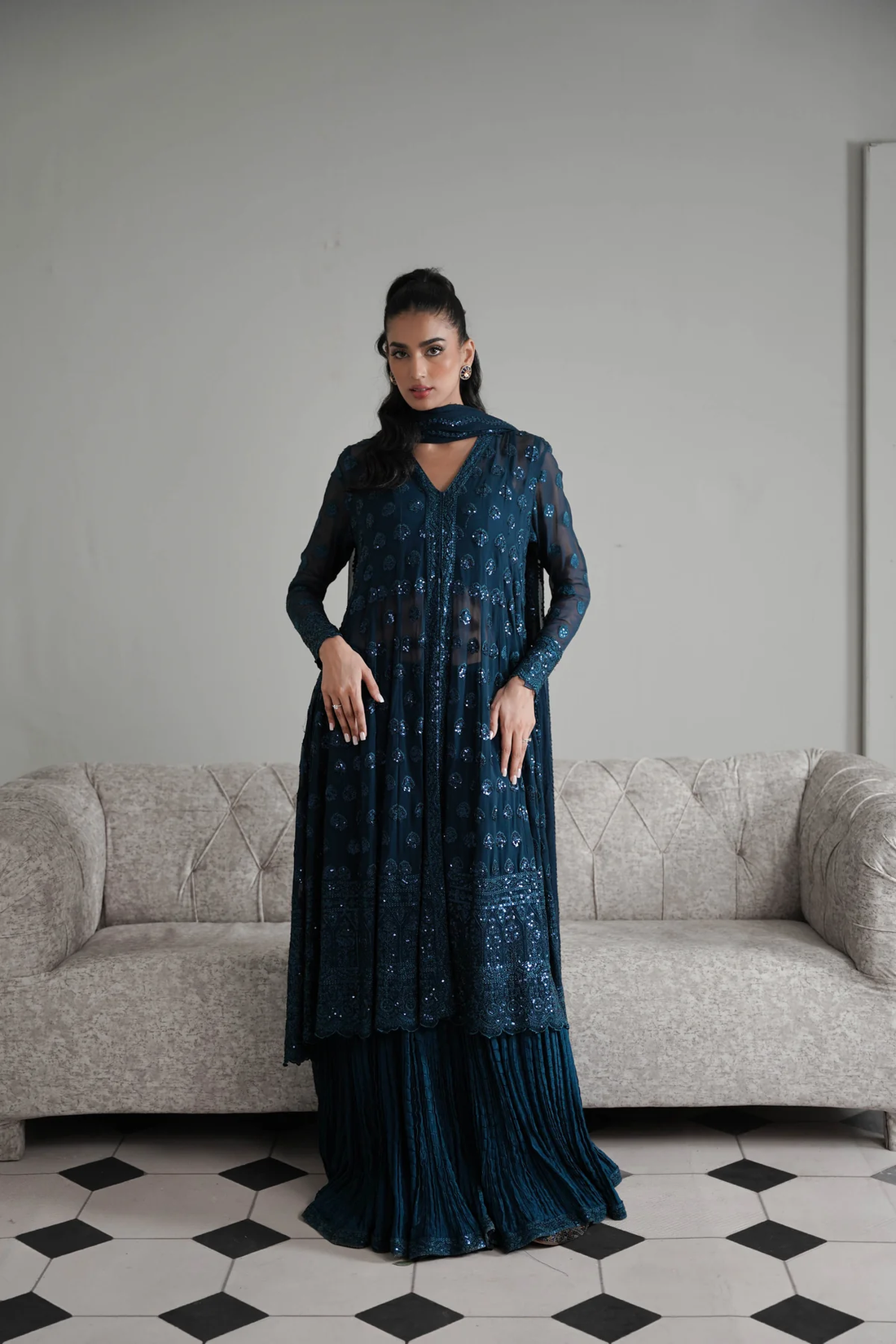 Zaib |The Wedding Shop '25 - SAPPHIRE BLING WEDDING EDIT 2024/2025 (NPA3-24436)