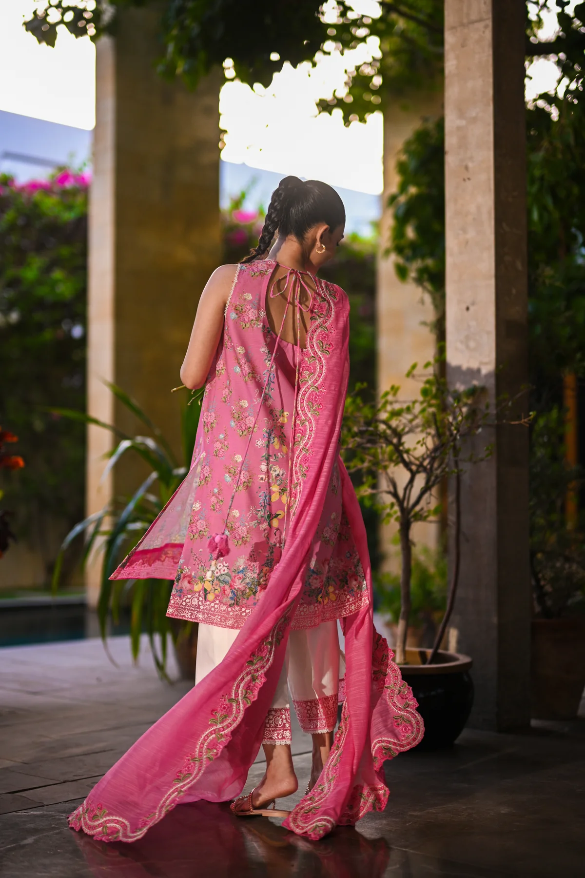Zaib |BLOOM IN MAY LUXURY PRINTED EMBROIDERED LAWN SET (NEL-25616)