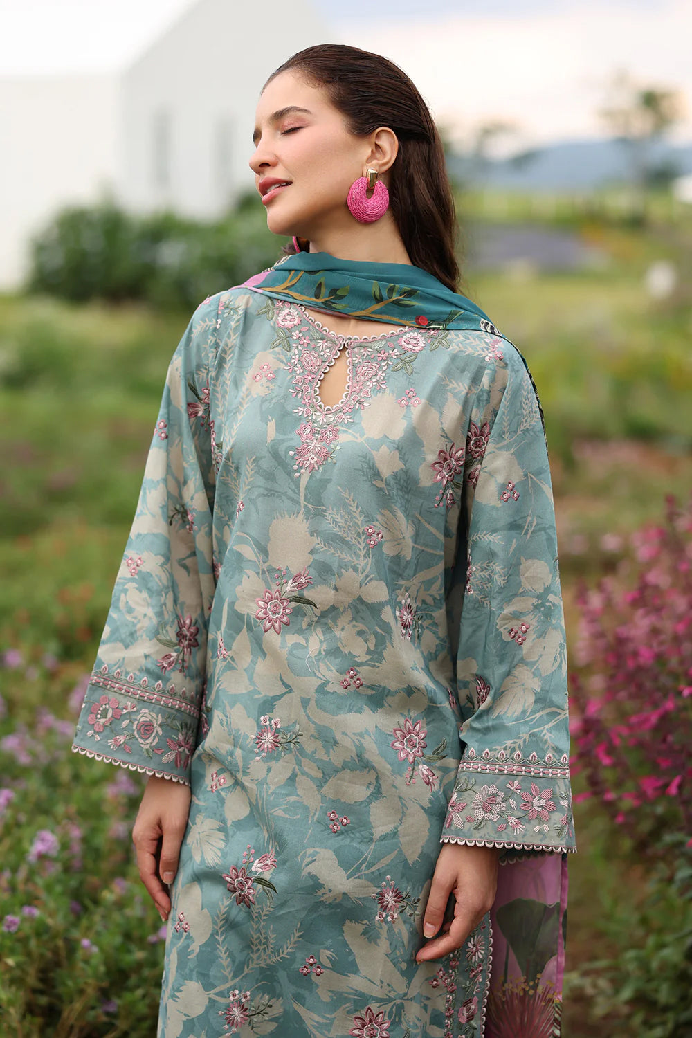 Baroque |EMBROIDERED PRINTED LAWN UF-4239