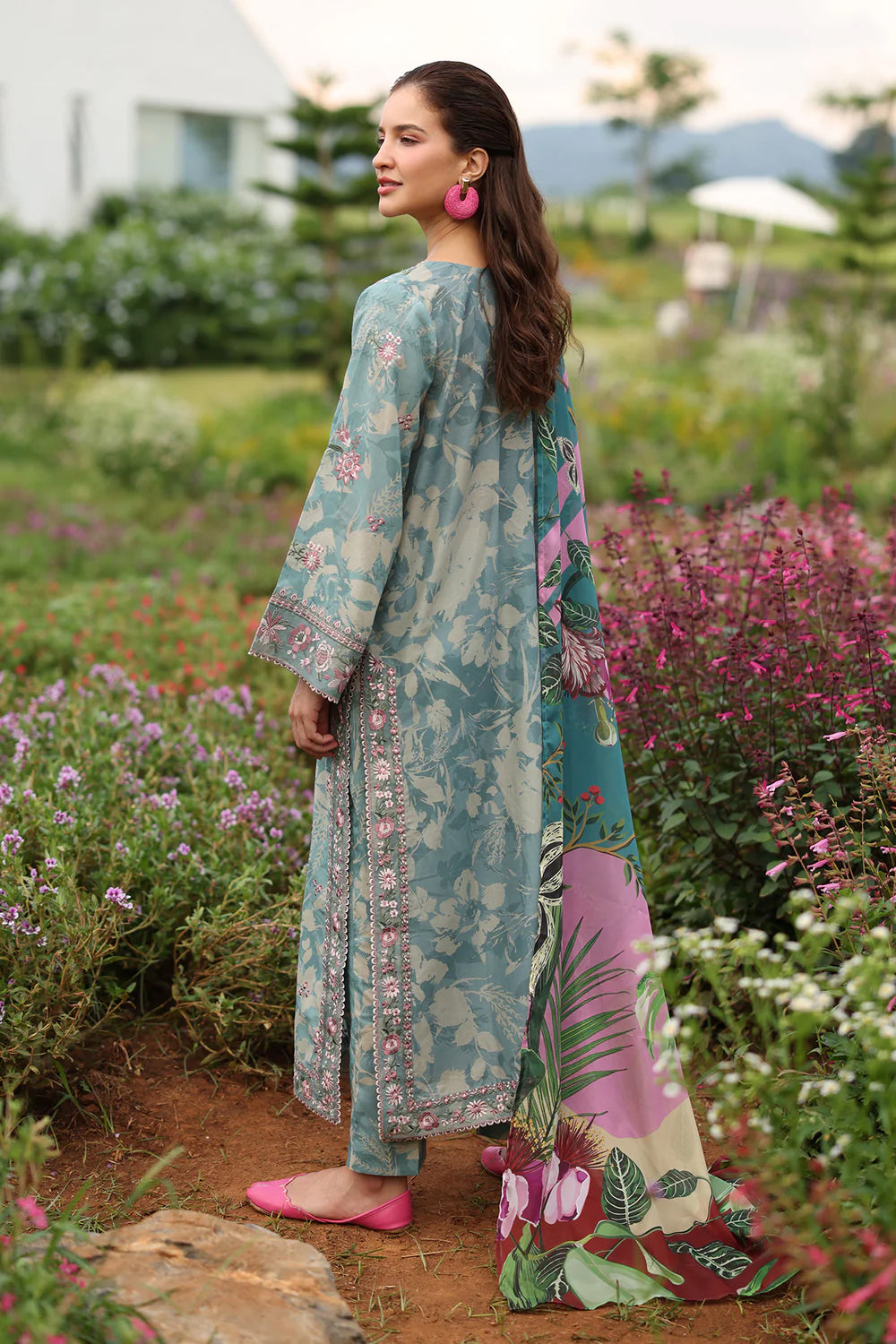 Baroque |EMBROIDERED PRINTED LAWN UF-4239
