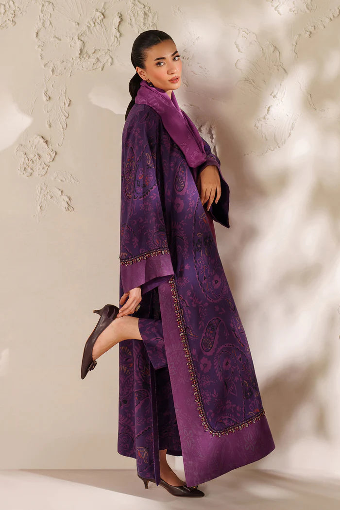 Baroque| Unstitched '25 - EMBROIDERED VISCOSE SILK UF-4291