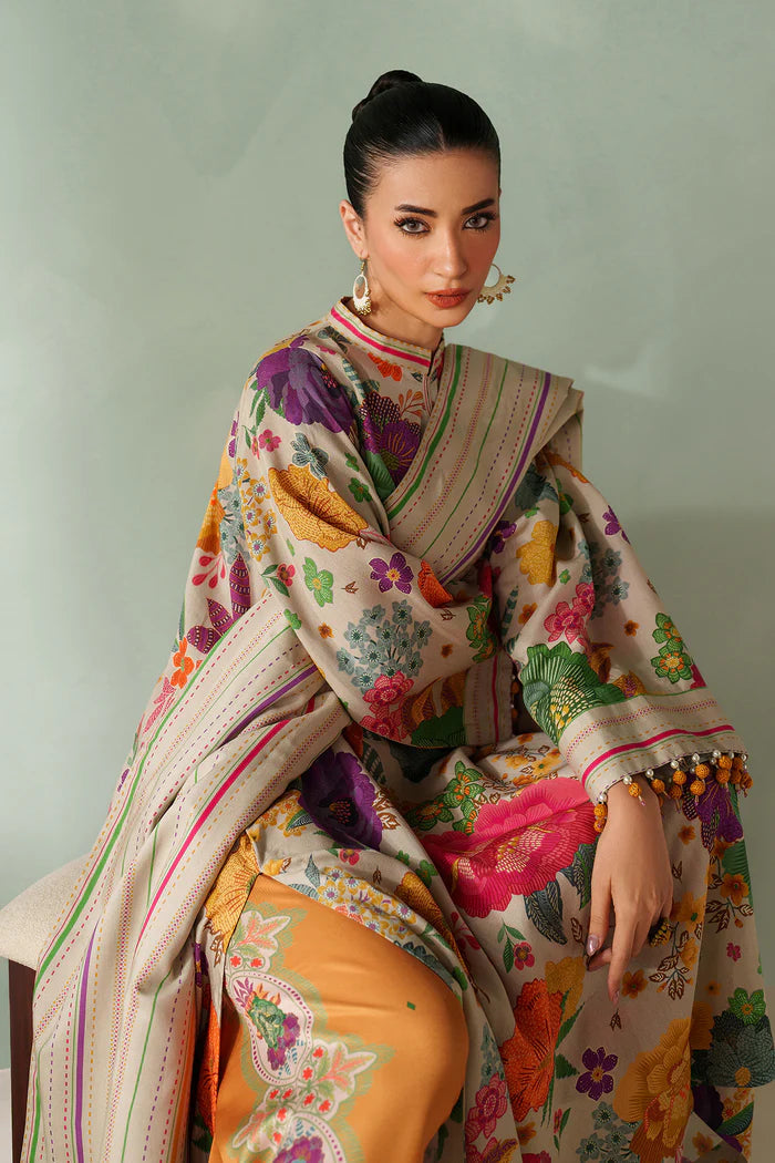 Baroque Unstitched '25 - DIGITAL PRINTED VISCOSE UF-4296