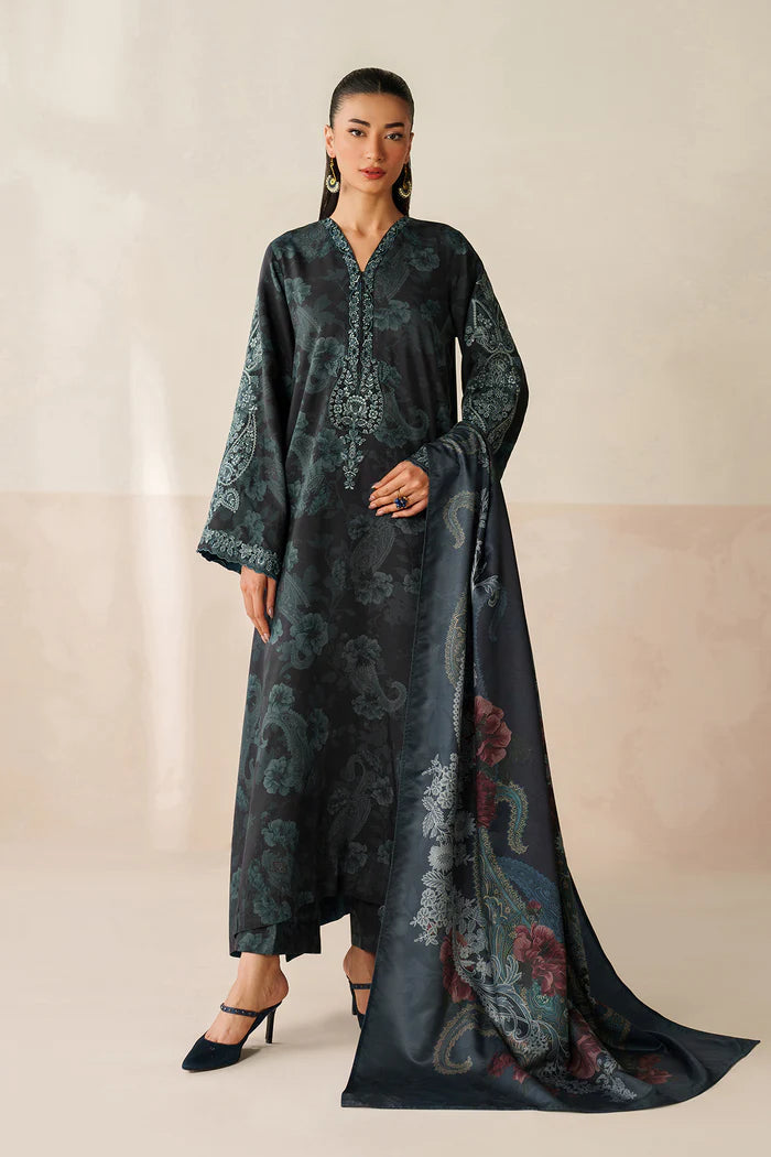 Baroque Unstitched '25 - EMBROIDERED VISCOSE SILK UF-4280