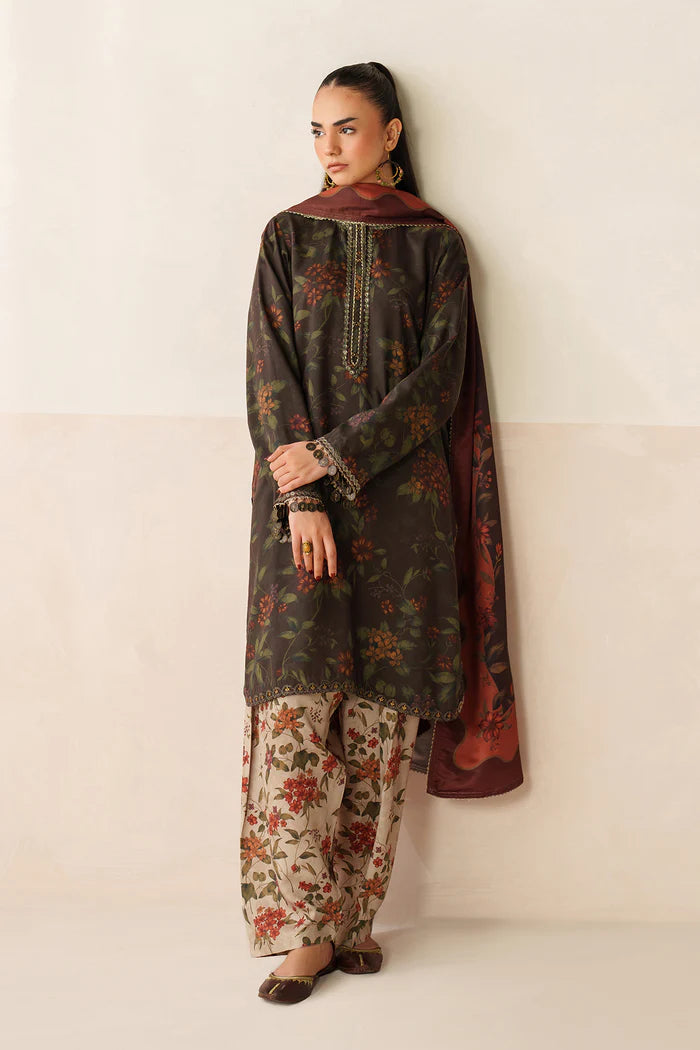 Baroque Unstitched '25 - EMBROIDERED VISCOSE SILK UF-4279