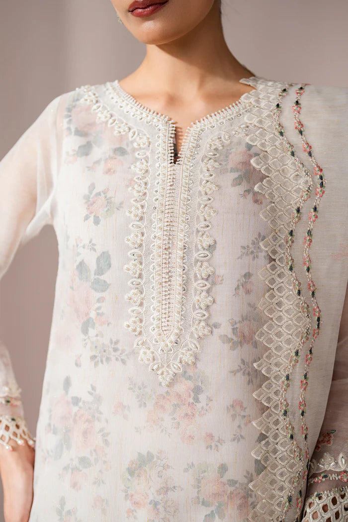 Baroque| Unstitched '25 - EMBROIDERED COTTON PATTI UF-4187