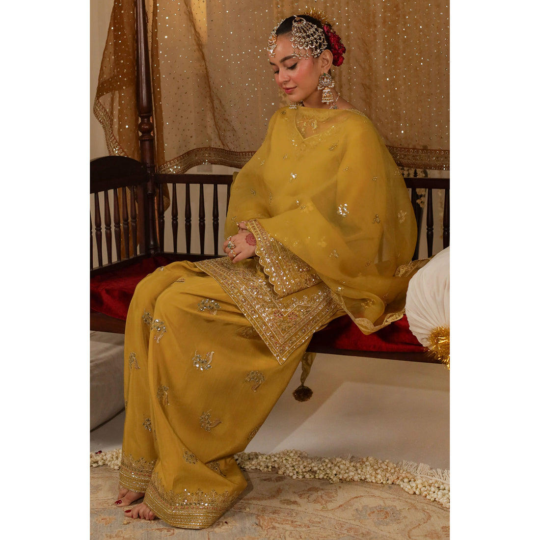 DYOT |Chamkeli' 25 -BUTTERSCOTCH YELLOW OUTFIT