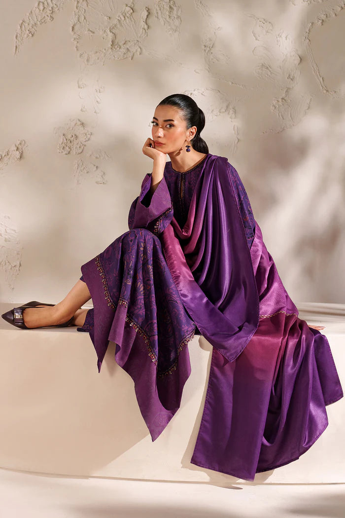 Baroque Unstitched '25 - EMBROIDERED VISCOSE SILK UF-4291