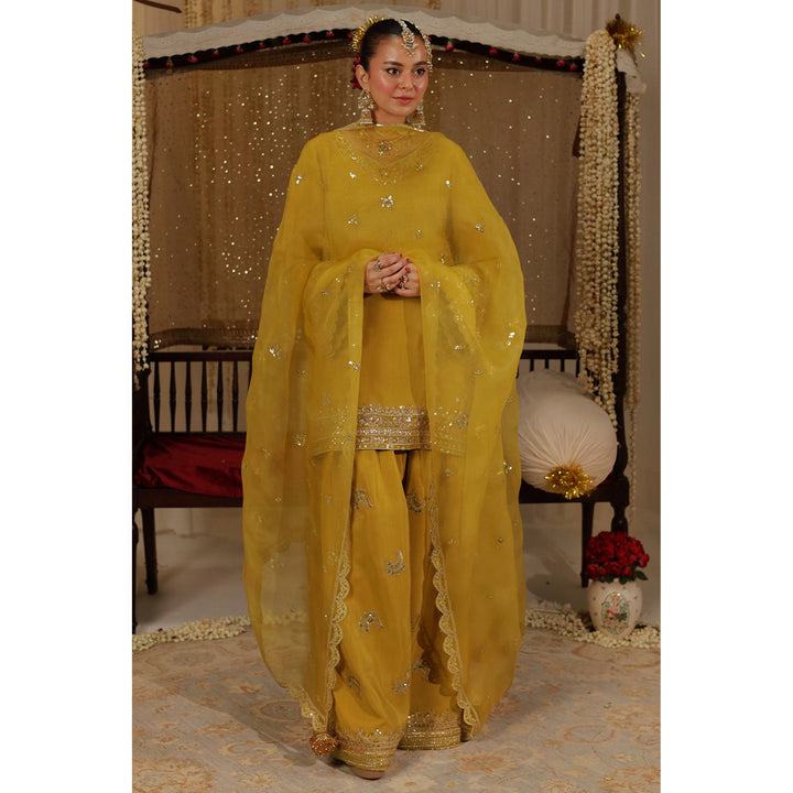 DYOT |Chamkeli' 25 -BUTTERSCOTCH YELLOW OUTFIT