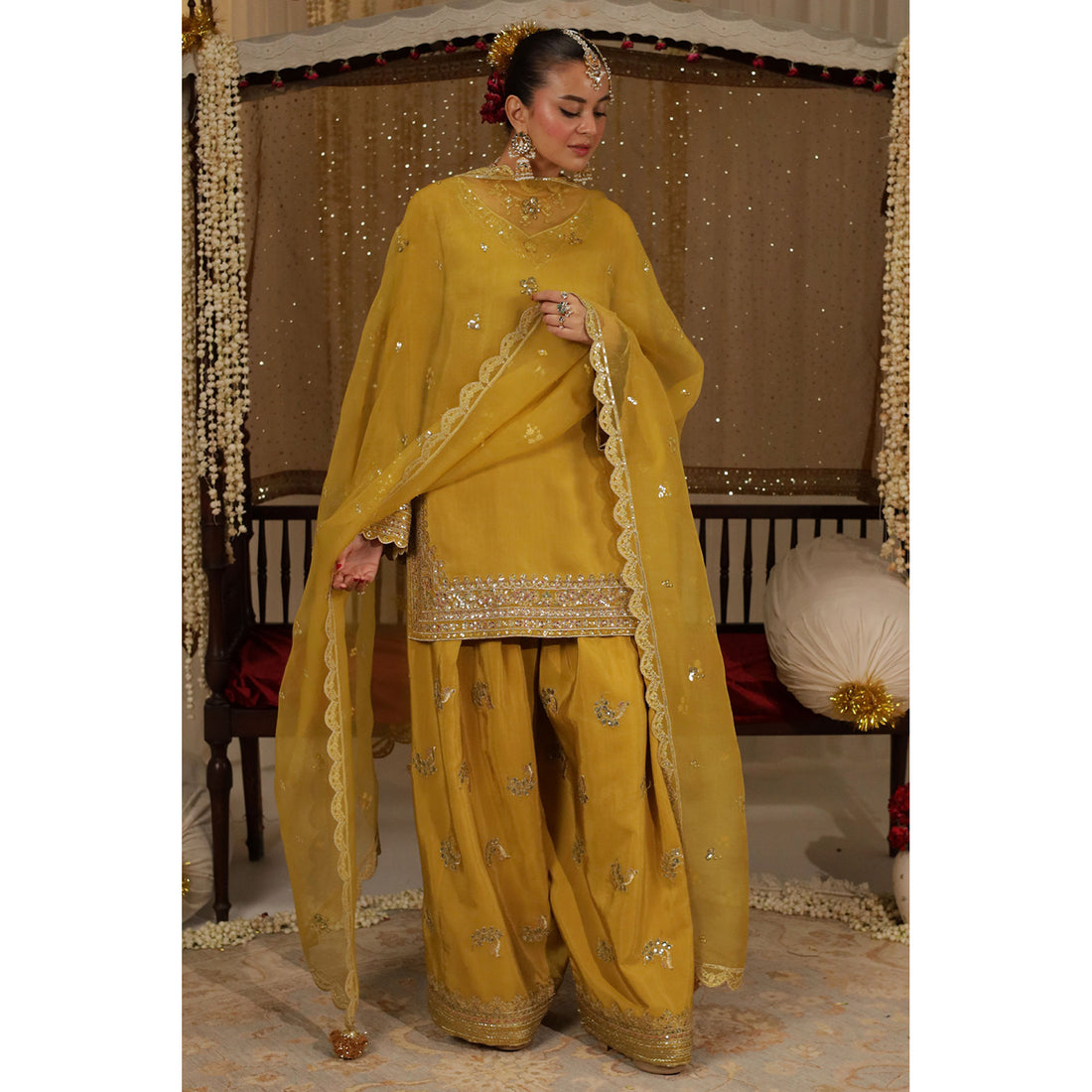 DYOT |Chamkeli' 25 -BUTTERSCOTCH YELLOW OUTFIT