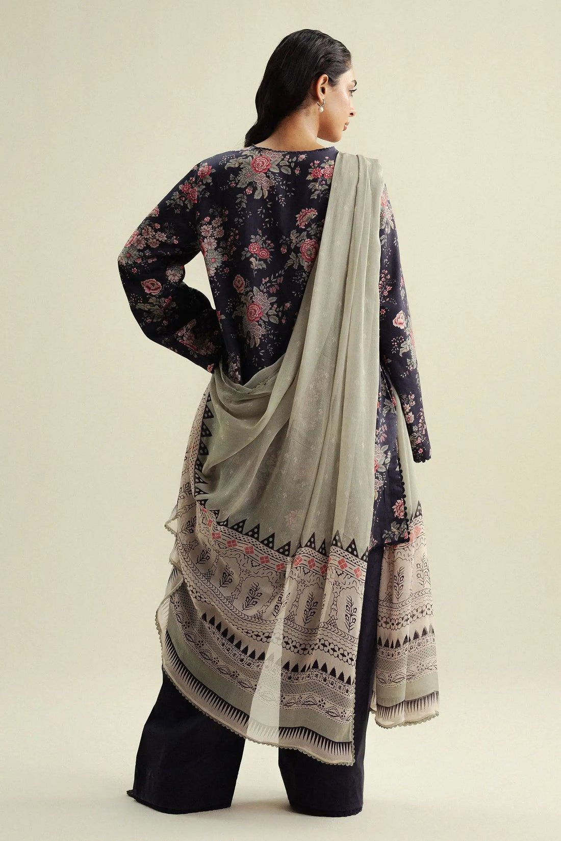 Coco By Zara Shahjahan |Prints Edit IV - Aster-4A